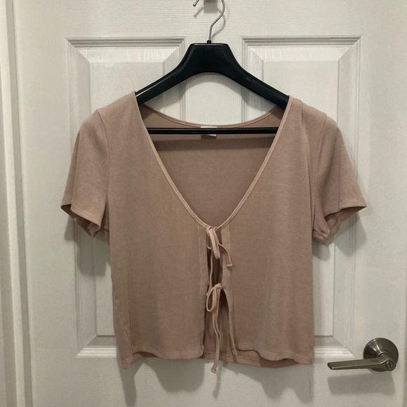 Wilfred Tee - Tan/Pink - Picture 2 of 7